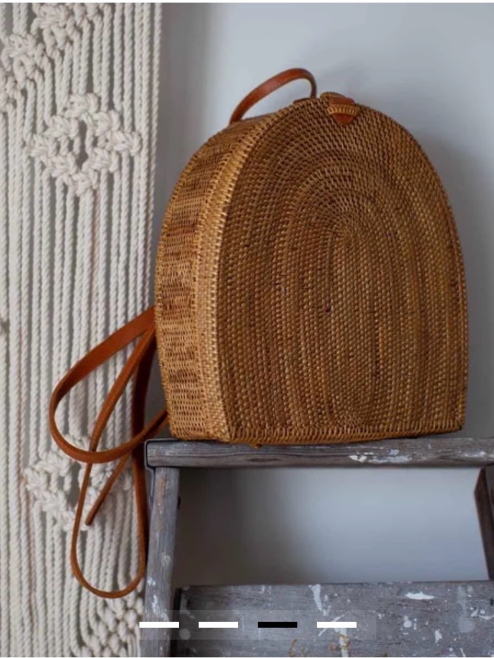 Crabtree & Evelyn Bali ATA backpack purse pocketbook shoulder bag NWT